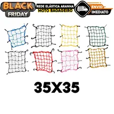 Rede Elástica Aranha Moto Bagageiro Capacete para Motocicleta