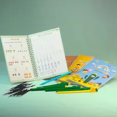 Caderno Mágico de Caligrafia em Português – Livro Educativo Infantil ✏️📚
