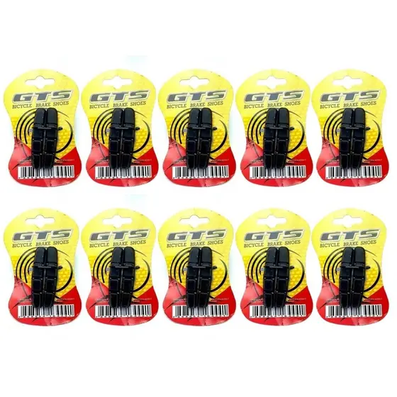 Kit Pastilha Sapata de Freio V-Brake Orbital 70mm GTS com Blister para Bicicleta Bike