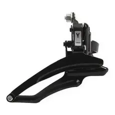 Câmbio Dianteiro Bike Mtb 6v/7v Yamada 3v 28.6mm Preto Down Pull Puxa por Baixo