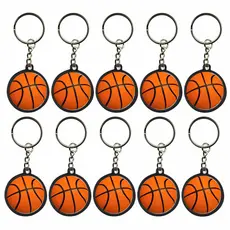 Kit 25 Chaveiros Bola de Basquete Brinde Lembrancinhas