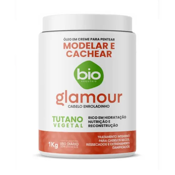 Óleo em Creme para Pentear Tutano Glamour Biovegetais - 1Kg