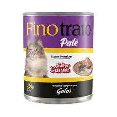 FINOTRATO PATE GATOS CARNE 280 G