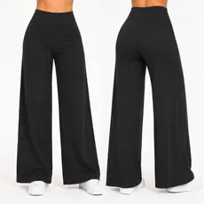Calça Feminina Pantalona Cós Alto em Moletinho Premium do P ao GG