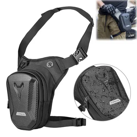 Bolsa De Perna Para Motocicleta Viagem À Prova D'água Multifuncional