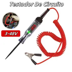 Testador De Circuito De Tensão Automotiva-Luz De Teste De Sonda De Diagnóstico 6V/12V/24V Para Carros E Caminhões
