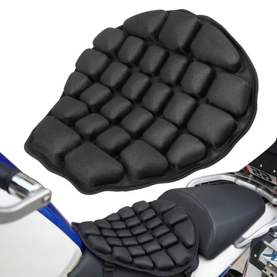 Almofada de Assento Para Moto Respiravel 3D Ergonômica Antiderrapante Alívio para Nádegas