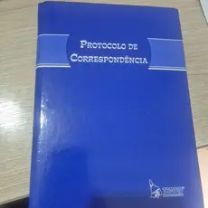 Livro protocolo de correspondência 100 fls