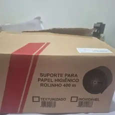 Suporte para papel higiênico até 400m