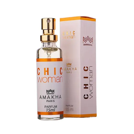 Deo Colônia Feminino Chic Woman 15ml - Amakha Paris