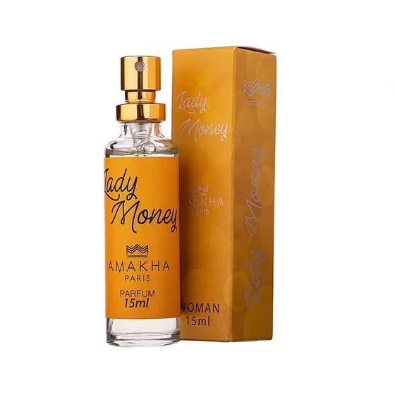 Deo Colônia Feminino Lady Money 15ml - Amakha Paris