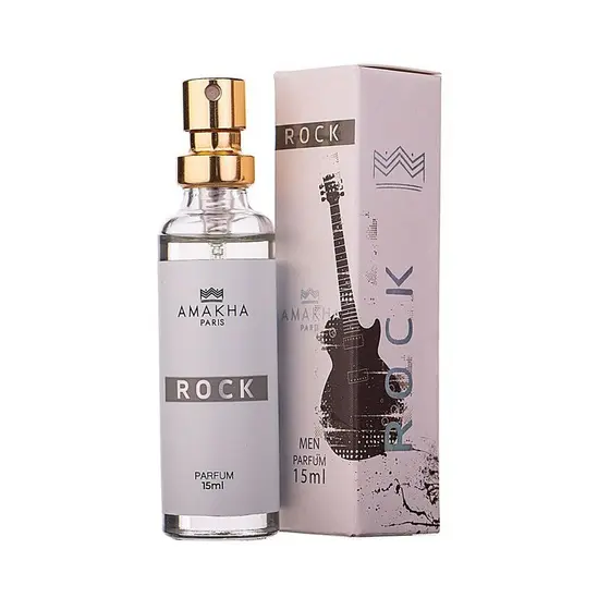 Deo Colônia Masculino Rock 15ml - Amakha Paris