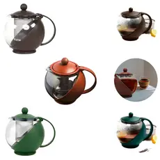 Chaleira de Vidro Com Infusor 750ml Filtro em Inox Chá Café Your House