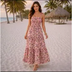Vestido Floral Longo que Combina com Tudo Do Passeio ao Jantar Casual