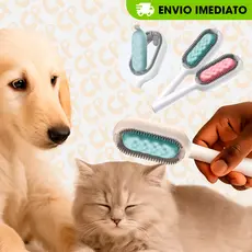 Escova Removedora De Pelos Para Cães e Gatos Escova Pet Aparador