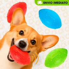 Brinquedo Mordedor Bola Oval Para Cachorro Resistente Para Cães