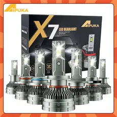 AIPUKA G70 200W 40000LM LED Farol Lâmpadas De Carro Para H1 H3 H4 H7 H11 H27 9005 9006 6500K 9V A 32V