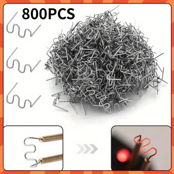 Grampos Reparos Solda Para-choque 800 Pç Tipo Onda