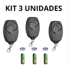 Kit 2/3 Unidades de Controle Remoto de Portão Rossi 433mhz