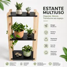 Prateleiras Multiuso Estante Decorativa – Suporte para Cafeteira, Xícaras e Decoração