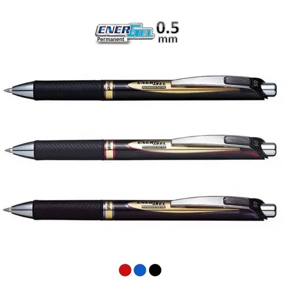 Caneta Energel Permanente Gel Ink Retratil 0.5mm BLP75 - Pentel
