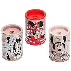 Apontador com Deposito Metalico Minnie Mouse Redondo - Molin