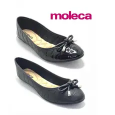 Sapatilha Feminina Moleca 5027.1482 Verniz e Napa Conforto Leve Casual Dia a Dia Moderna