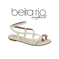Sandália Rasteira Beira Rio 8367.875 Original  Pedras Confortavel e Leve