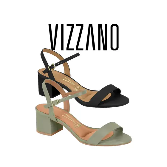 Sandália Vizzano Pelica Salto Confortável 6291.900 – Uso Diário, Leve e Ergonômica