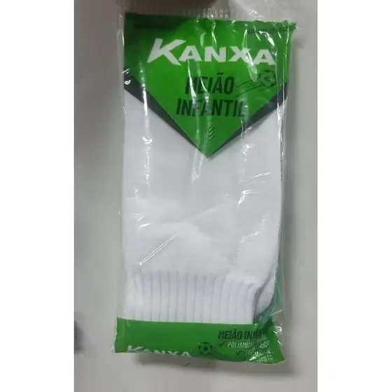 Meião Infantil da Kanxa Branco 28 ao 32