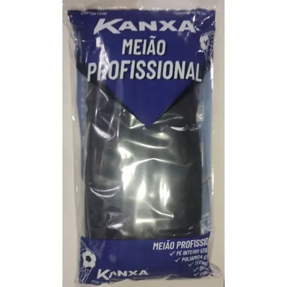 Meião adulto Profissional da Kanxa Preto