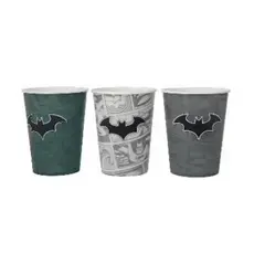 Kit 3 Copos Descartáveis Batman – 300ml