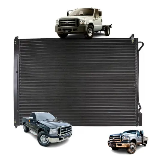 Condensador Ar Ford F250 / F350 / F4000 Fluxo Paralelo