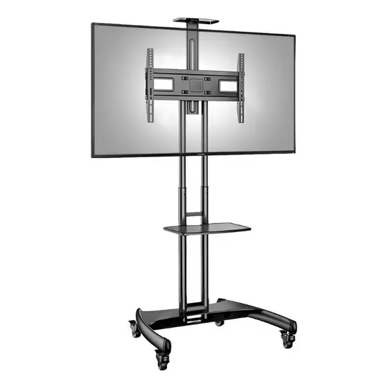 Suporte Pedestal Tv Móvel 32 A 75 Polegadas C/ Rodízio Novo lacrado