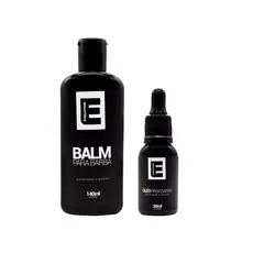 BALM PARA BARBA 140ml + ÓLEO PARA BARBA 30ml - KIT PARA CUIDADOS COM A BARBA