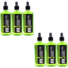 6 UNI LOÇÃO PÓS BARBA LEMON 200ml - KIT LOÇÃO HIDRATAÇÃO PROTEÇÃO