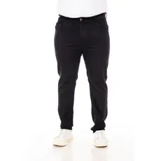 Calça Jeans Preta Plus Size Masculina Com Lycra