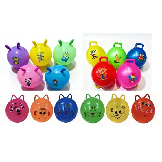 Bola Pula Pula Inflável 45 cm Grande infantil elastica brinquedo educativo divertido menino menina--Yan