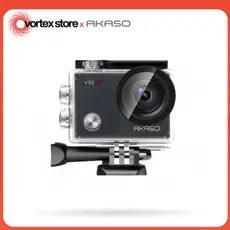 Akaso V50X Câmera De Ação, Câmera 20MP, 4K 30FPS Zoom 4X, À Prova d'Água 40m, Wi-Fi