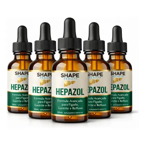 Kit 5 Hepazol 30ml Original - Envio Hoje - Loja Oficial