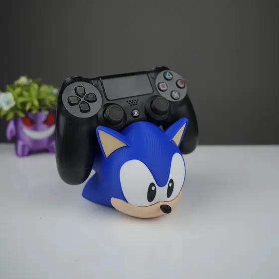Suporte de Controle Sonic – Compatível com Xbox, PS5, PS4 e Pro Controller Switch