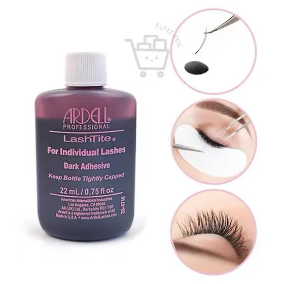 COLA PROFISSIONAL PARA CÍLIOS 22ML - ARDELL - ROXA - 22ML