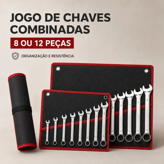 Ferramenta Jogo Chave De combinação Boca Estrela 8-12 Peças Profissional 8-24mm Métrica