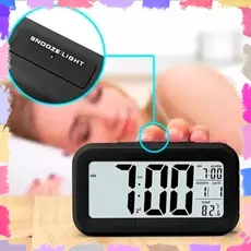 Relogio Digital de Mesa Moderno Despertador com Led