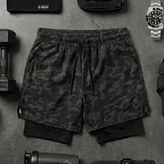 Shorts Masculino Kong para Treinos de Academia e Corrida