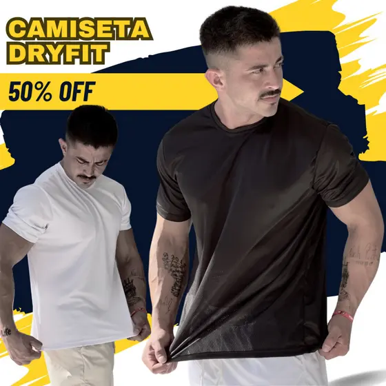 Camiseta Masculina de Performance Avançada Dryfit
