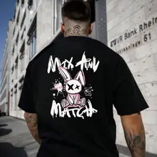 Camiseta Básica Masculina 100% Algodão Coelho XX Match Streetwear
