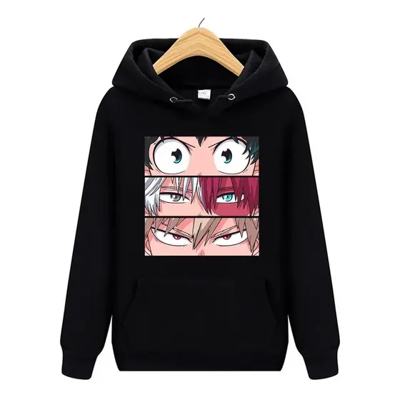 Moletom Blusa De Frio Casaco Canguru Flanelado Masculino Tirinhas Desenho Anime