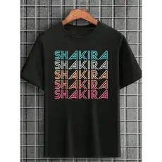 Camiseta Cantora Pop Shakira Unissex 100% Algodão Vintage Lançamento
