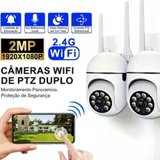 Câmeras de Segurança Resistente a Água Full HD WiFi Sem Fio 360 Infravermelho Sem Fio Casa Visão Noturna com app V720